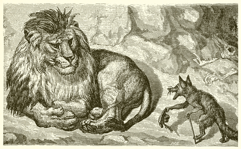The Fox and the Lion (engraving)