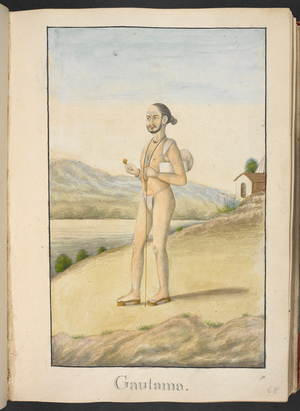 The sage, Vashishtha, teacher of Dasaratha, 1803-1804 (watercolour)