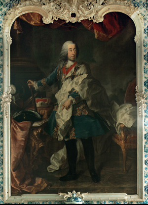 Prince Elector Clemens August, Archbishop of Cologne … (oil on canvas)