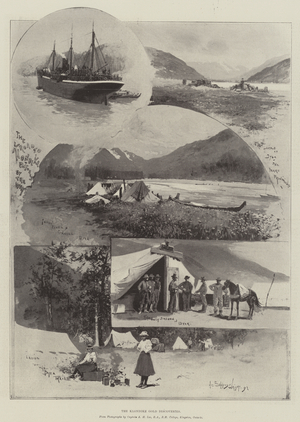 The Klondike Gold Discoveries (litho)