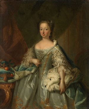 Portrait of Anne of Hanover, 1753 (oil on canvas)