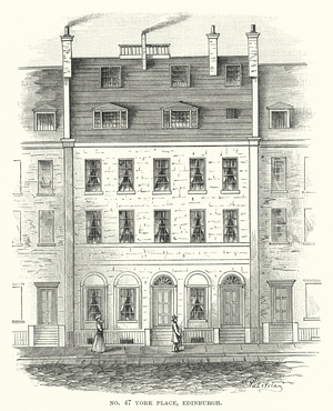 No 47 York Place, Edinburgh (engraving)