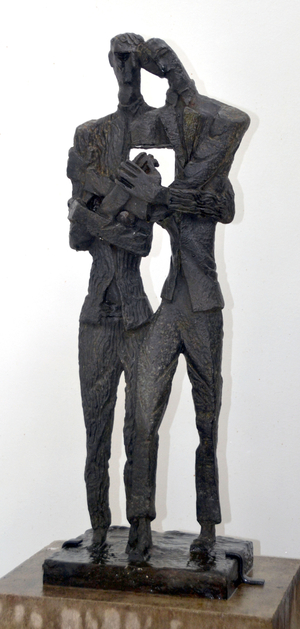 Vincent and Theo, 1964 (bronze)