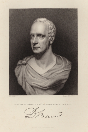 The Right Honourable Sir David Baird (engraving)