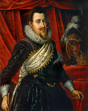 Portrait of Christian IV of Denmark (oil on canvas)