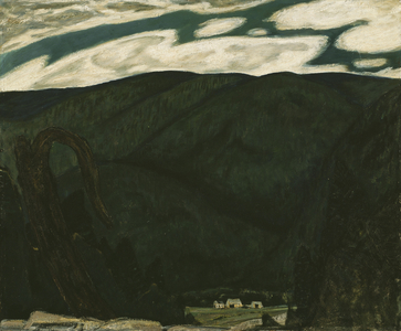 The Dark Mountain, 1909 (oil on composition board)