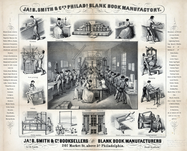 Jas B Smith & Co's Philada blank book manufactory