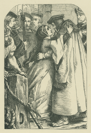 Sir Thomas More and his daughter (engraving)