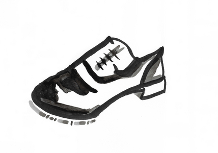 Catalogue dessiné des plus belles chaussures de galeristes : Spazionobilie, 2022 (Indian Ink)