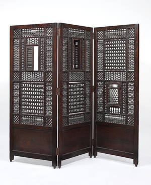 Screen, 1885-90 (walnut)