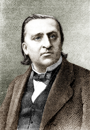Jean Martin Charcot (1825-1893 French neurologist and hypnotist, engraving, colourized document