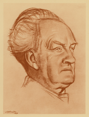 Portrait of Gerhart Hauptmann (litho)
