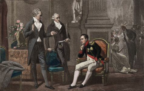 Napoleon, Goethe and Wieland (colour photogravure)
