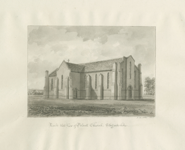Pelsall Church: sepia drawing, 1845 (drawing)