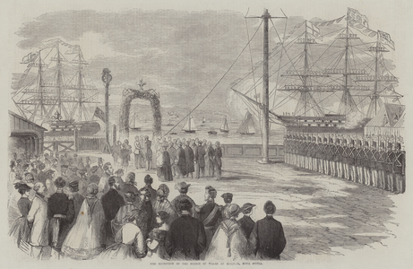 The Reception of the Prince of Wales at Halifax, Nova Scotia (engraving)