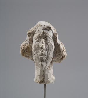 [Small Head of Marie-Laure de Noailles], 1946 (plaster reworked with pocket-knife)

