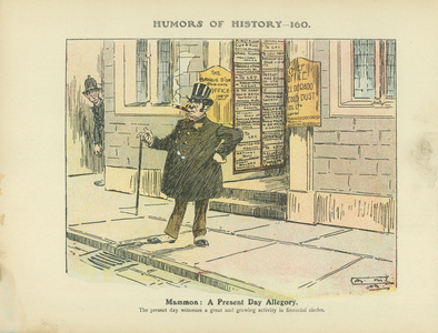 Mammon: A Present Day Allegory (colour litho)