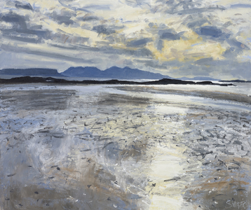 Evening Light, Low Tide, 2013 (oil on canvas)