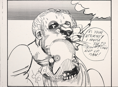 As Your Attorney…, Fear and Loathing in Las Vegas, 1971 (drawing)