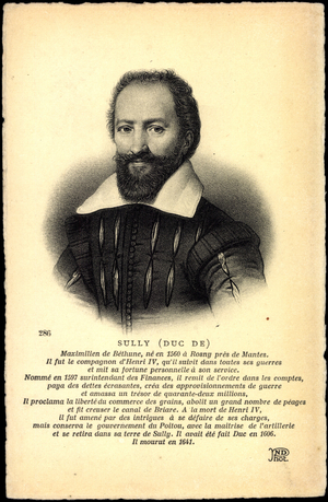 Portrait Duke of Sully, 1560 - 1641