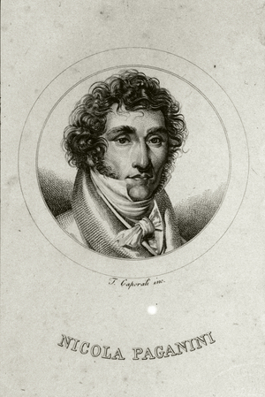 Portrait of Niccolò Paganini (engraving)