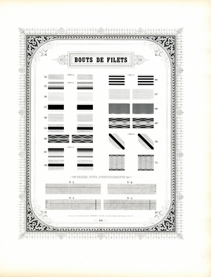 Decorative Line Ornaments and Borders (print)