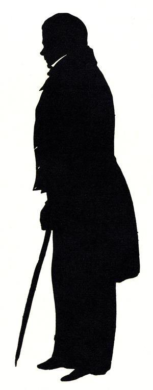 Sir Walter Scott silhouette