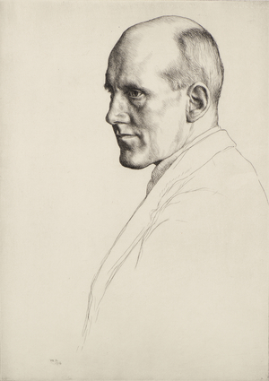 J Craig Annan, 1916 (etching)