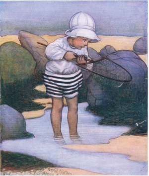A good catch (lithograph)