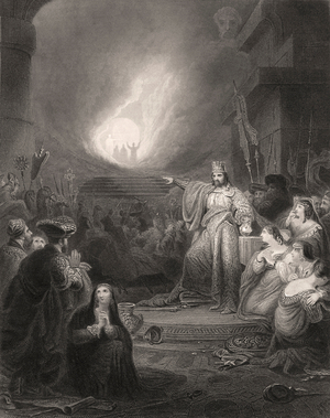 The Fiery Furnace, 19th century (engraving)