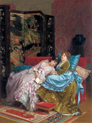 An Afternoon Idyll, 1874 (oil on canvas)