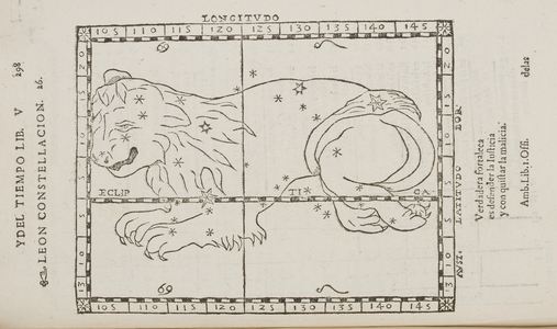 Star constellations and heavenly bodies. Leo or Leon the lion.