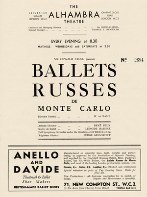 Ballets Russes de Monte Carlo -