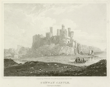 Conway Castle, Caernarvonshire (engraving)