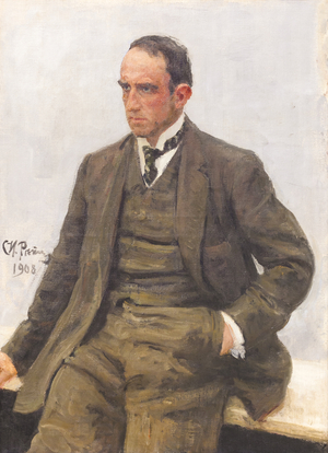 Portrait of Paolo Troubetzkoy, 1908 (oil on canvas)