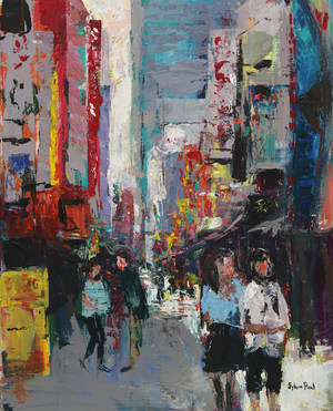 Tokyo Shopping, 2024 (acrylic)