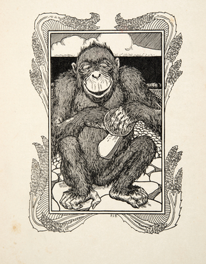 Oyster Opening, from A Hundred  Anecdotes of Animals, pub. 1924 (engraving)