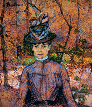 Portrait of Suzanne Valadon, 1885 (oil on canvas)