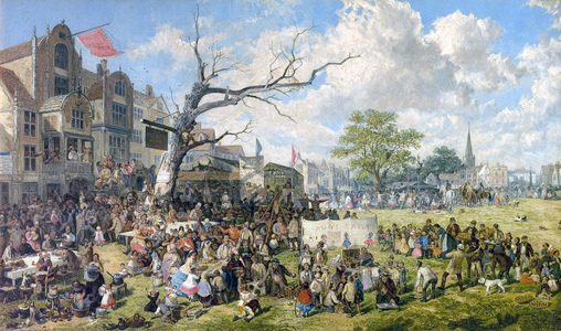 Holiday Time (Fair Day), 1866 (oil on canvas)