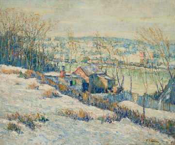 Upper Harlem River—Winter, c.1915 (oil on canvas)