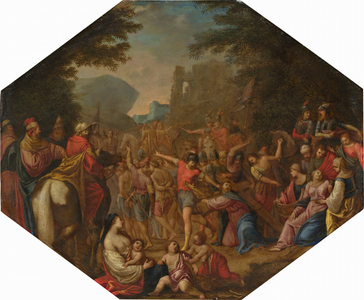Road to Calvary, 1615-1620 (oil on copper)