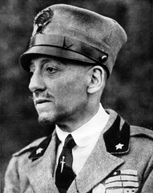 Gabriele d'Annuncio, illustration from 'The Illustrated London News', 1921 (b/w photo)