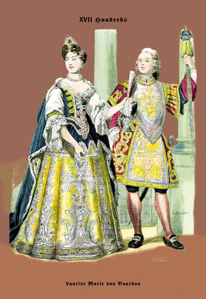 Lanise Marie von Bourbon, 18th Century, Court Costumes 400 - 800 CE