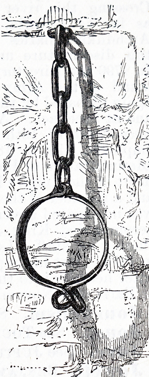 Form of pillory, 1900