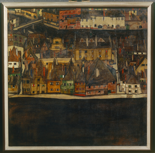 Die kleine Stadt, also Kleine Stadt (painting on canvas)