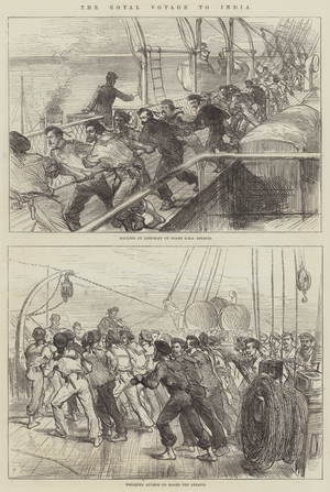 The Royal Voyage to India (engraving)