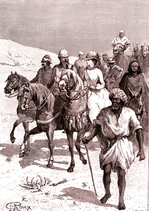 Expedition to the Red sea. 1888 (engraving)