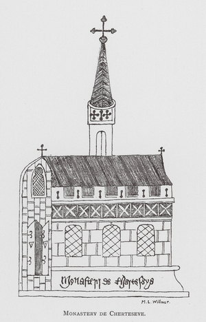 Monastery de Cherteseye (engraving)