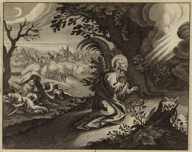 Agony of Jesus Christ in the Garden of Gethsemane (engraving)
