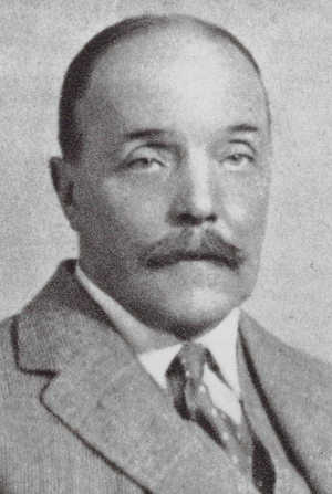 Portrait of Wilfred Gabriel De Glehn, RA (b/w photo)